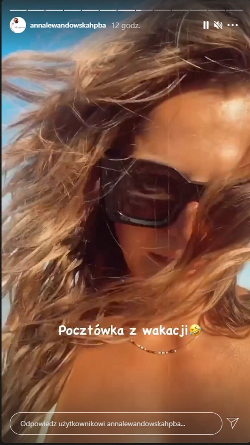 Anna i Robert Lewandowscy na wakacjach