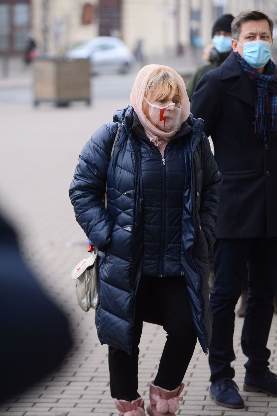 Dorota Stalińska - pogrzeb Piotra Machalicy