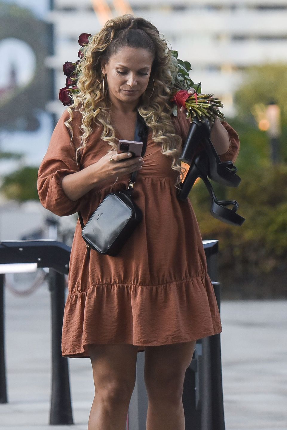 Joanna Liszowska i Paweł Deląg na planie Przyjaciółek
