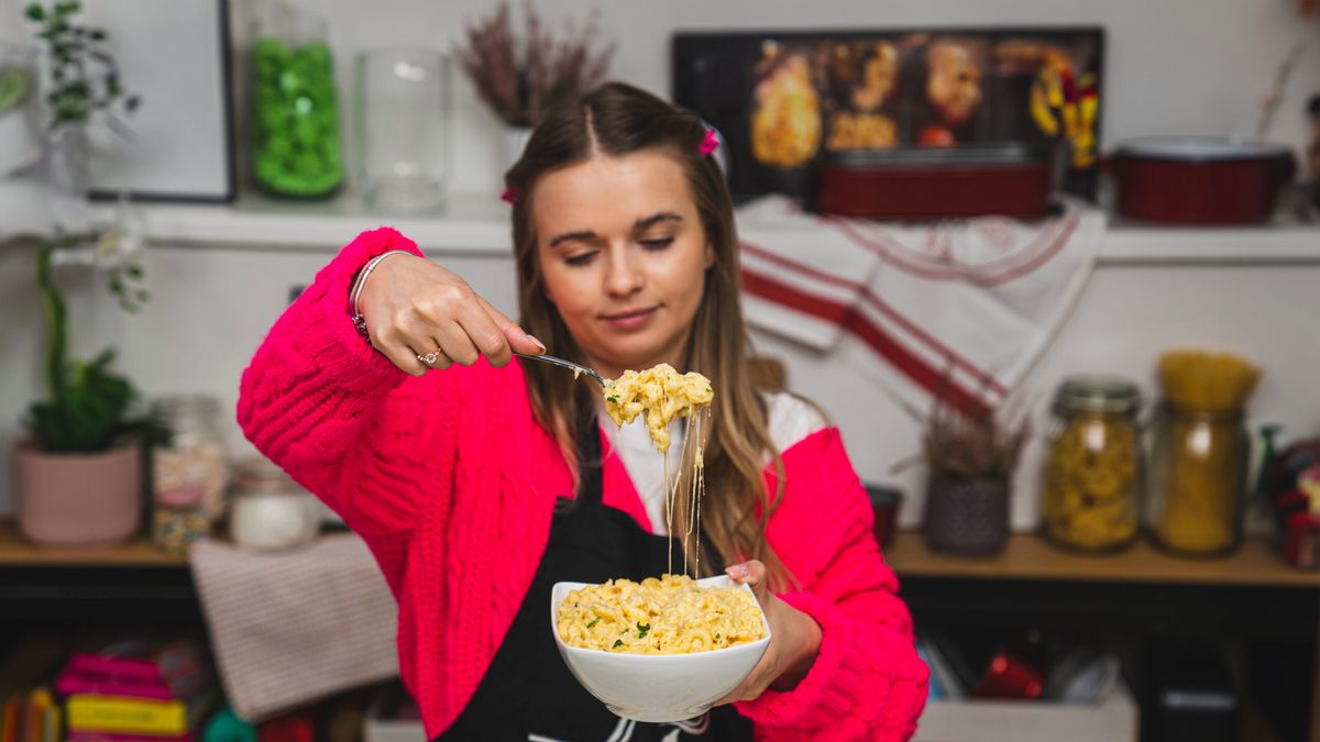 Makaron z serem- Pyszności