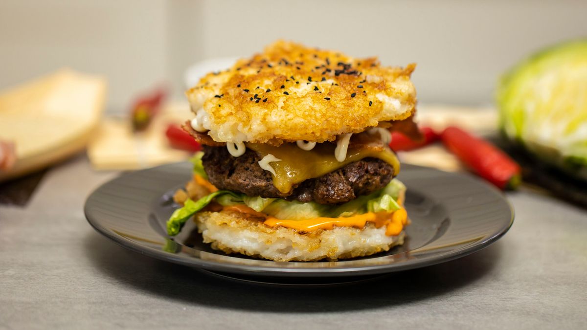 Japoński burger- Pyszności