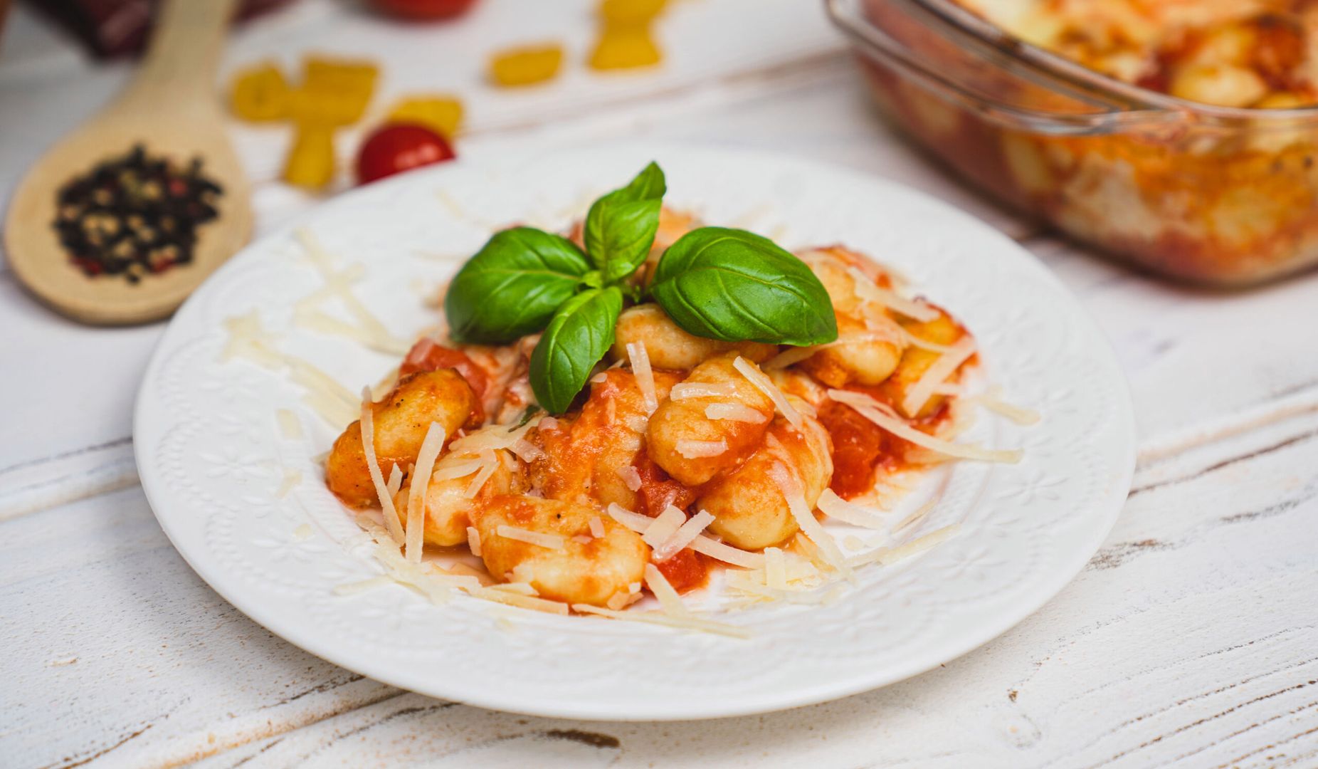 Zapiekane gnocchi- Pyszności