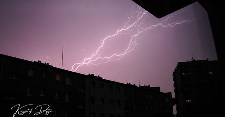 Nad naszym regionem przechodzą intensywne burze