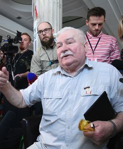 Lech Wałęsa "nie wyklucza" spędzenia nocy z protestującymi. "Sejm to jednak ładne pomieszczenia"
