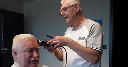 Lecha Wałęsa pochwalił się nową fryzurą. Robi wrażenie