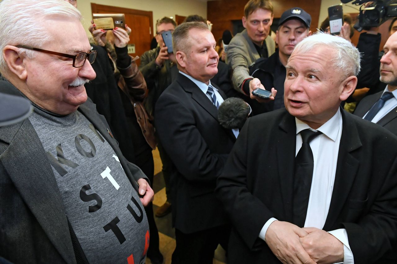 Wałęsa i Kaczyński okładają się pięściami. Niestety, to nie jest ich prywatna sprawa