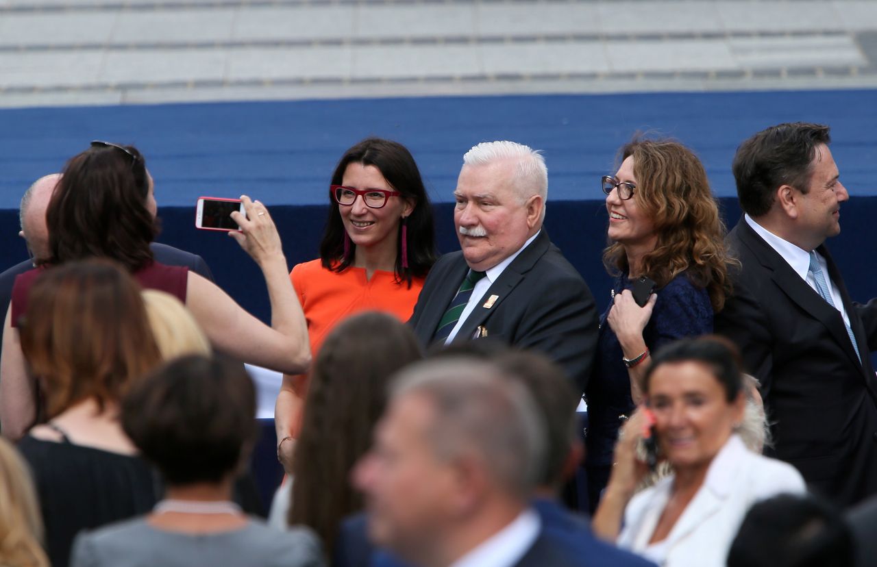 Lech Wałęsa skomentował wydarzenia na pl. Krasińskich