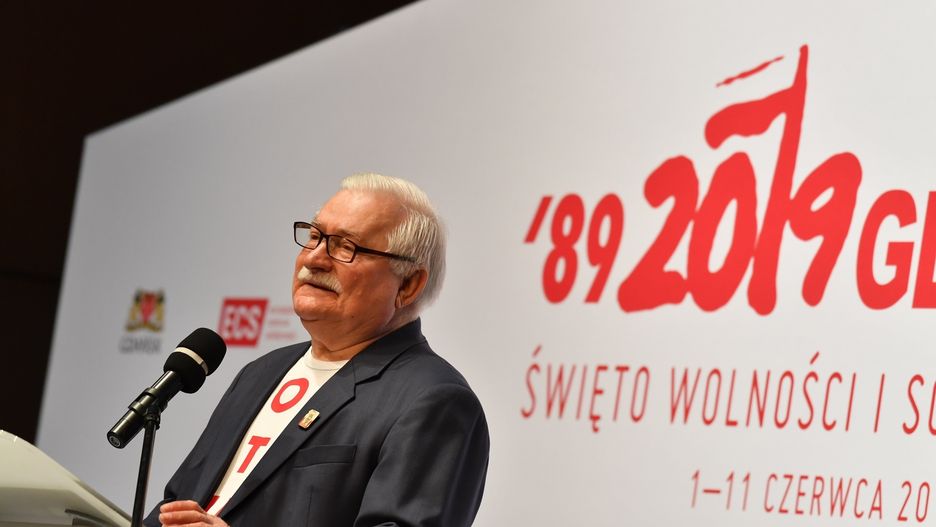 Lech Wałęsa na uroczystościach 4 czerwca w Gdańsku