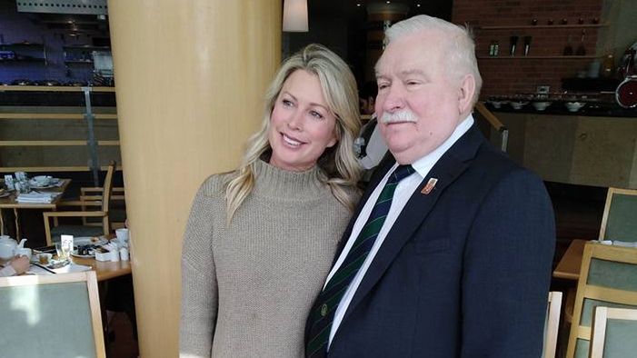 Niezwykłe spotkanie Lecha Wałęsy z "Żonami Hollywood"