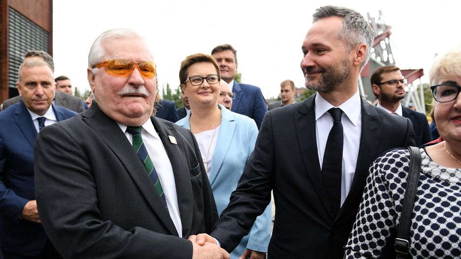 Razem z Lechem i Jarosławem Wałęsą w Gdańsku pojawili się liderzy PO i Nowoczesnej