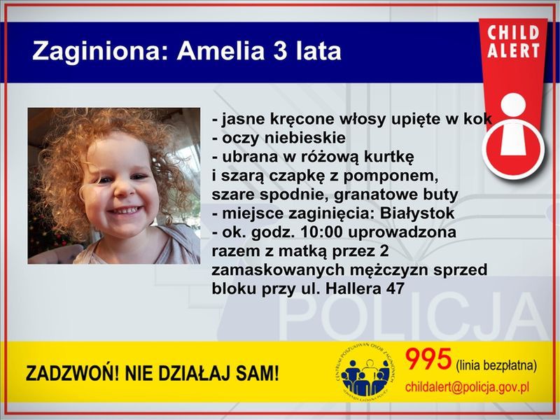 Porwanie dziecka. Child Alert!