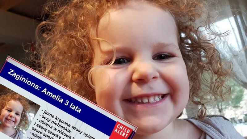 Child Alert został aktywowany po porwaniu Amelki
