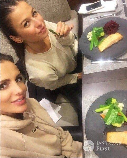 Anna Lewandowska i Sara Boruc na wspólnym obiedzie