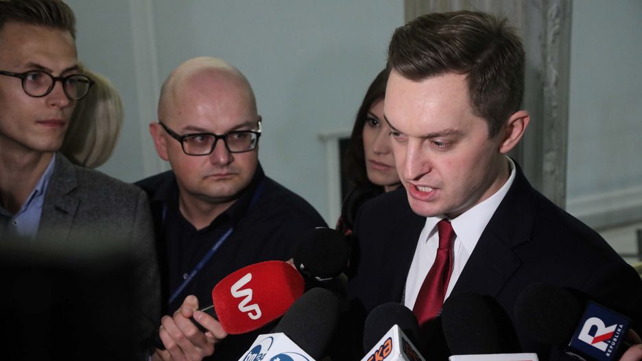 Wiceminister sprawiedliwości Sebastian Kaleta