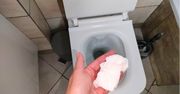 Namocz i przyłóż na ścianki toalety. Usunie nawet stary kamień