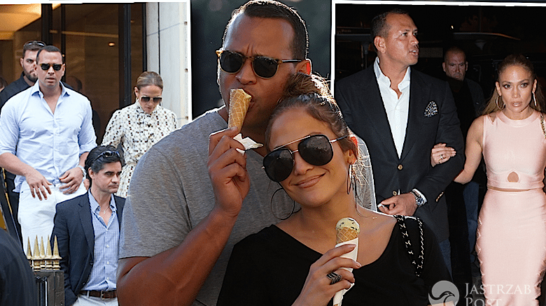 Jennifer Lopez i Alex Rodriguez w Paryżu - zdjęcia, relacja, paparazzi