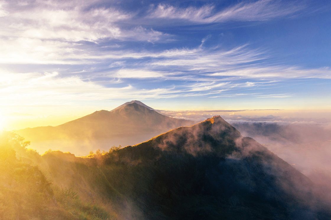 Widok na wulkan Batur 