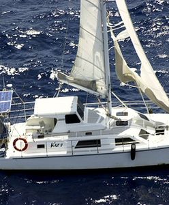 Jacht-widmo bez załogi, ale z grającym radiem