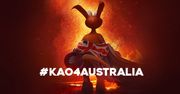 Kangurek Kao w walce z płonącymi lasami Australii