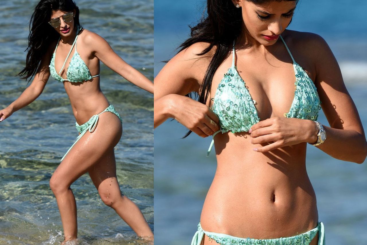 "The Only Way is Essex": Jasmin Walia nagrywa klip w bikini