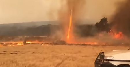 Australia: W wyniku pożarów pojawiły się ogniowe tornada i burze bez opadów