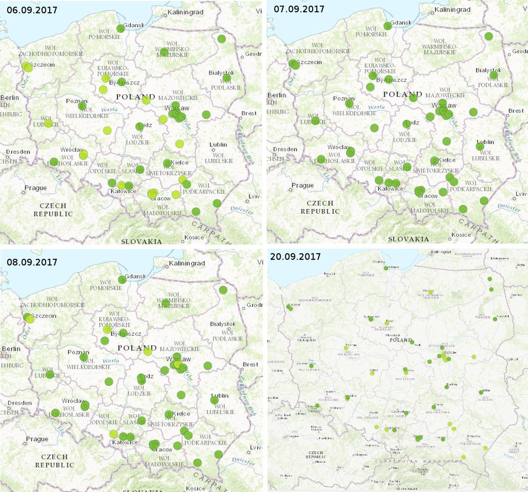 Jakość powietrza ze względu na obecność w nim pyłu zawieszonego PM2,5 