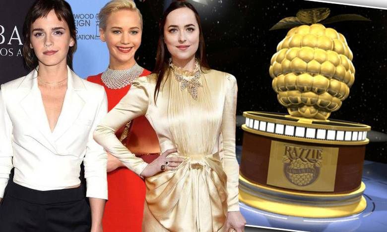 Złote Maliny 2018: znamy oficjalną listę nominowanych. A wśród nich Jennifer Lawrence, Emma Watson i Dakota Johnson!