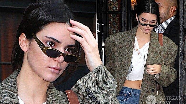 Kendall Jenner w przezroczystych butach