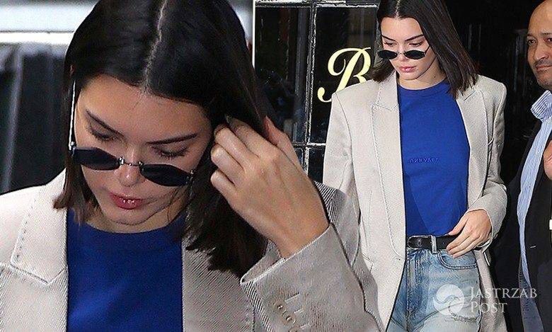 Kendall Jenner dżinsy, buty w szpic