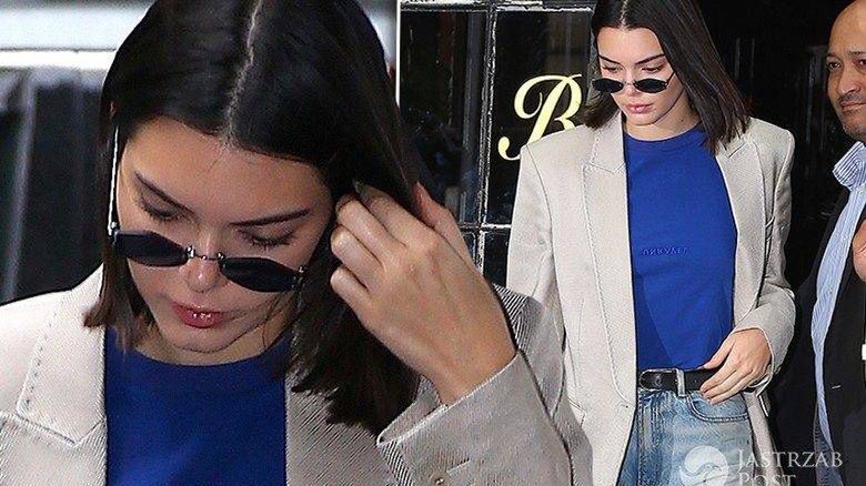 Kendall Jenner dżinsy, buty w szpic