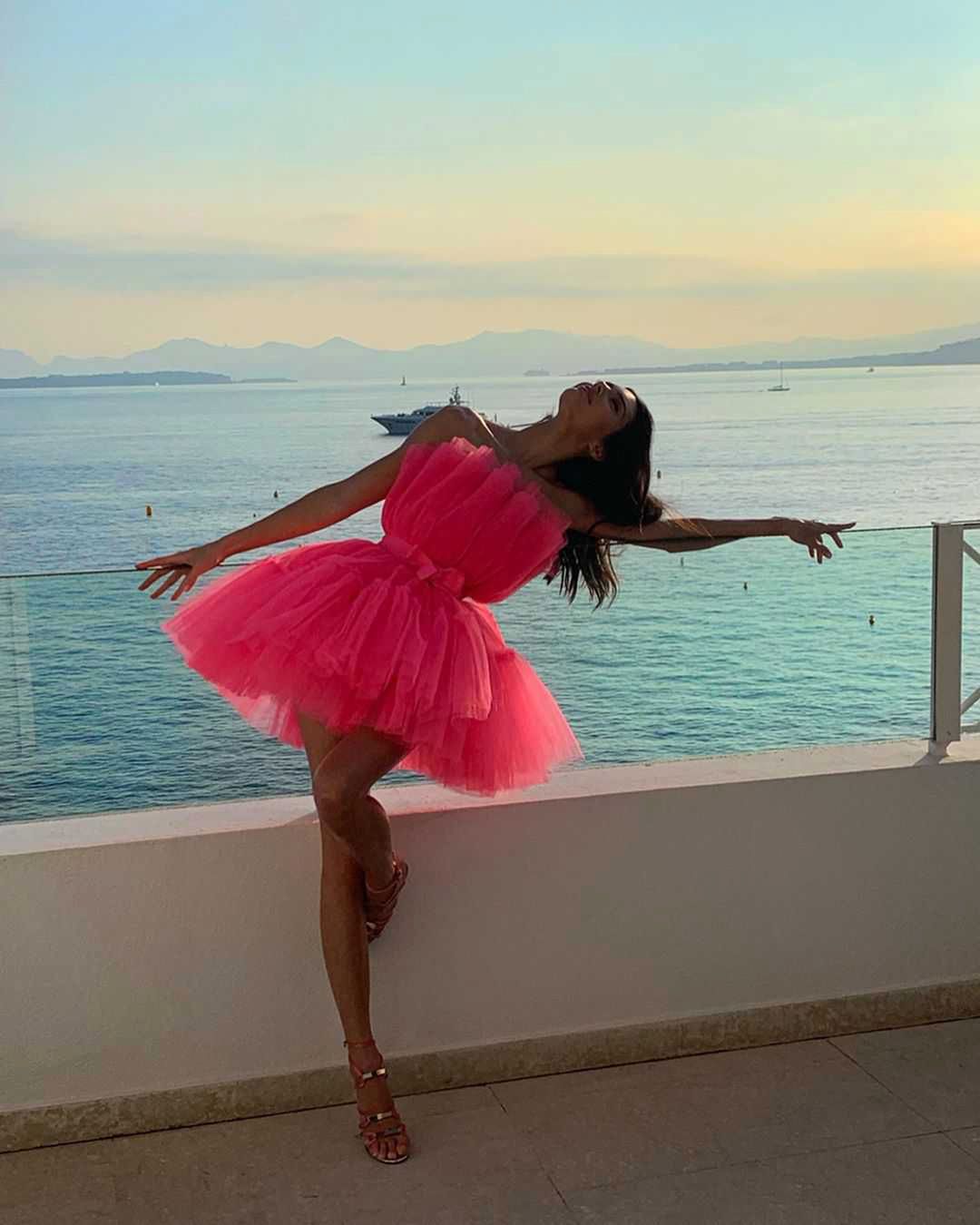 Kendall Jenner w tiulowej sukience H&M, Cannes 2019