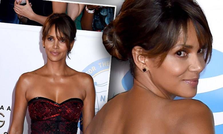 Halle Berry zapomniała bielizny -  49th NAACP Image Awards