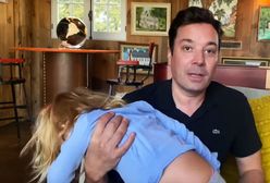 Jimmy Fallon też nagrywa w domu. Córka nie daje mu żyć