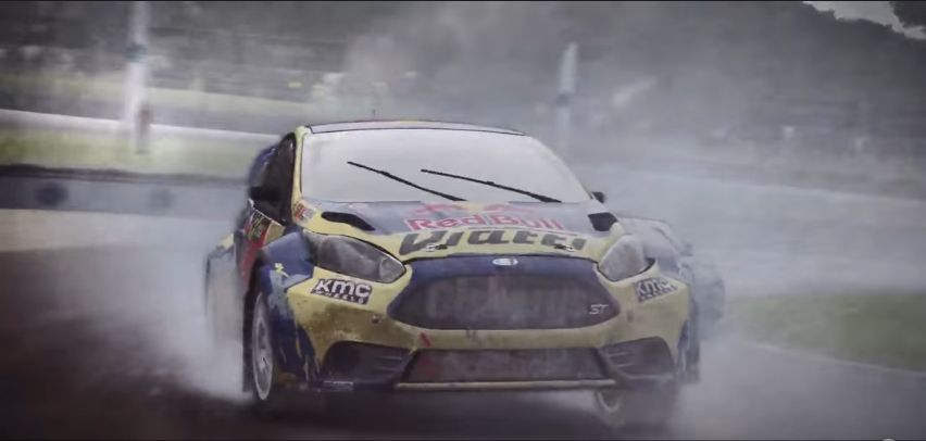 Kadr z gry komputerowej Dirt Rally 