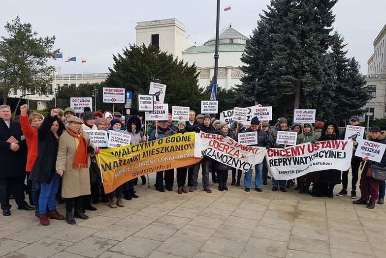 Ostatni protest KOPL przed Sejmem. 