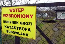 Nieczynna inowrocławska kopalnia zagraża domom