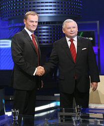 Najważniejsza debata tej kampanii - Tusk kontra Kaczyński