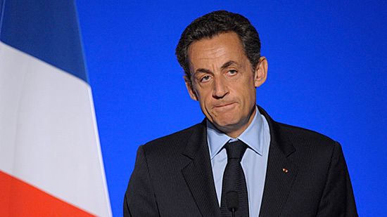 Prezydent Francji Nicolas Sarkozy