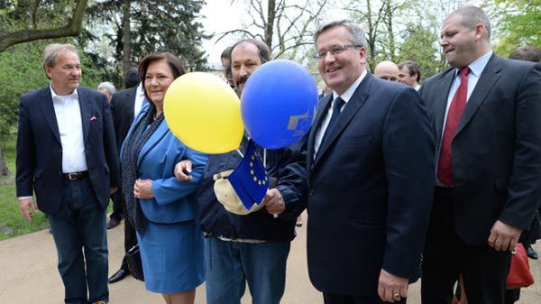 Bronisław i Anna Komorowscy wśród uczestników pikniku