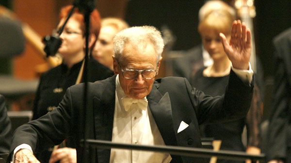 Wybitny polski dyrygent i kompozytor Stanisław Skrowaczewski