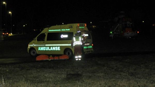 Służby ratunkowe na miejscu zdarzenia