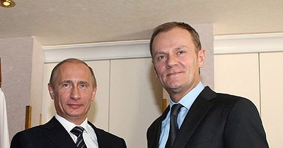 Donald Tusk oko w oko z Władimirem Putinem