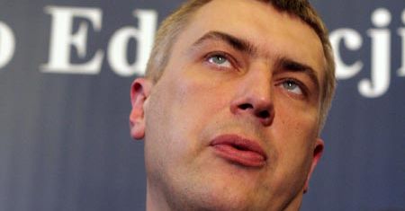 Roman Giertych świętuje