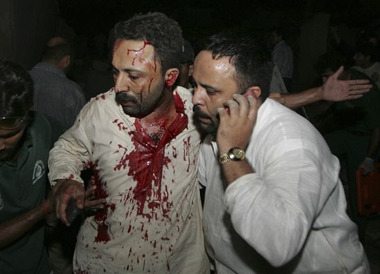 Krwawy zamach w Pakistanie