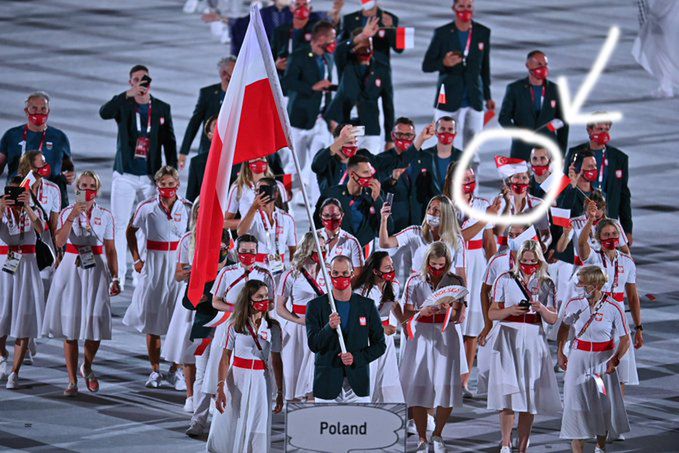 Tokio 2020 - Polacy na ceremonii otwarcia
