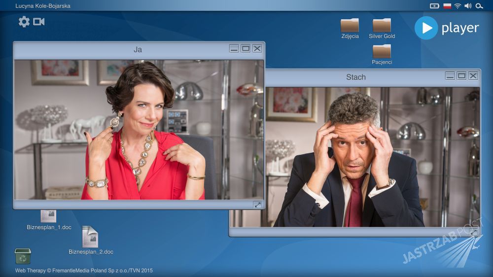 Web therapy, Agata Kulesza i Andrzej Zieliński, fot: x-news