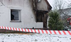 Tragiczny pożar w Dusznikach niedaleko Poznania. Zginęło dwoje małych dzieci