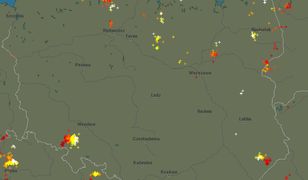 Gwałtowne burze nad Polską. Śledź ich kierunek