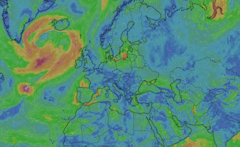 Były huragan Dorian zbliża się do Polski. W Europie najmocniej "oberwie" Wielka Brytania