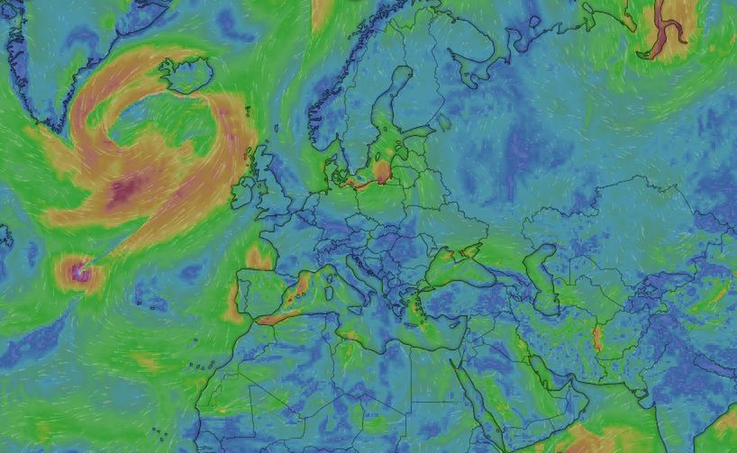 Były huragan Dorian zbliża się do Polski. W Europie najmocniej "oberwie" Wielka Brytania